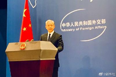 汪文斌说“美式民主”早已破产 