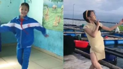 10岁女孩跳舞视频火了！网友：感觉她在发光