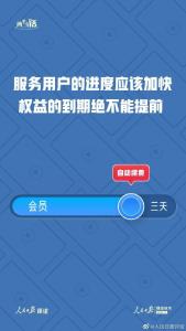 人民日报评软件提前扣费：有悖自愿、公平、诚实信用的市场原则