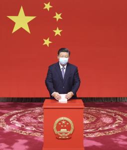 第一观察·瞬间 | 习近平总书记投下庄严一票
