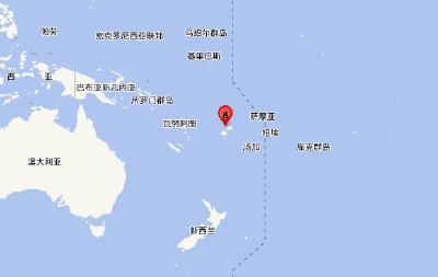斐济北部海域发生6.3级地震