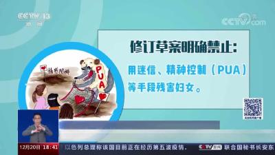 妇女权益保障法拟规定：禁止用PUA等手段残害妇女