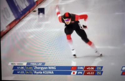 再传喜讯！速度滑冰世界杯加拿大站宁忠岩摘金