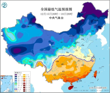 今冬第五轮寒潮来袭！近20个省会级城市将创新低 江浙等局地降温超12℃