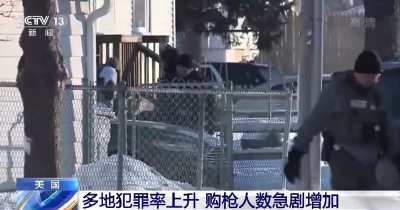 疫情期间美国多地犯罪率上升 购枪人数急剧增加