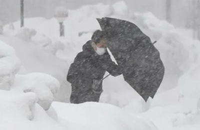 日本大范围暴雪已致5人死亡