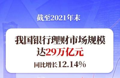 我国银行理财市场规模达29万亿元