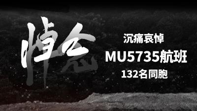 致哀！沉痛哀悼MU5735航班132名同胞！