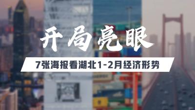 开局亮眼！7张海报看湖北1-2月经济形势