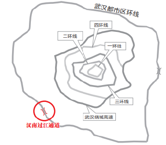 汉南长江大桥将在簰洲湾一跨过江