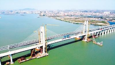 我国跨海高铁桥迈入“350”时代 全国八成跨海大桥打上“湖北烙印”