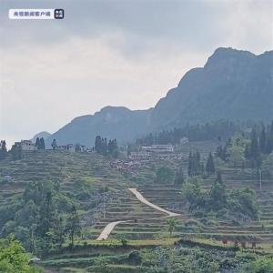 贵州一山体发生垮塌，当地调派上百人救援