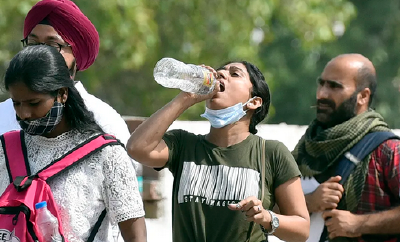 印度部分地区遭遇历史性高温天气