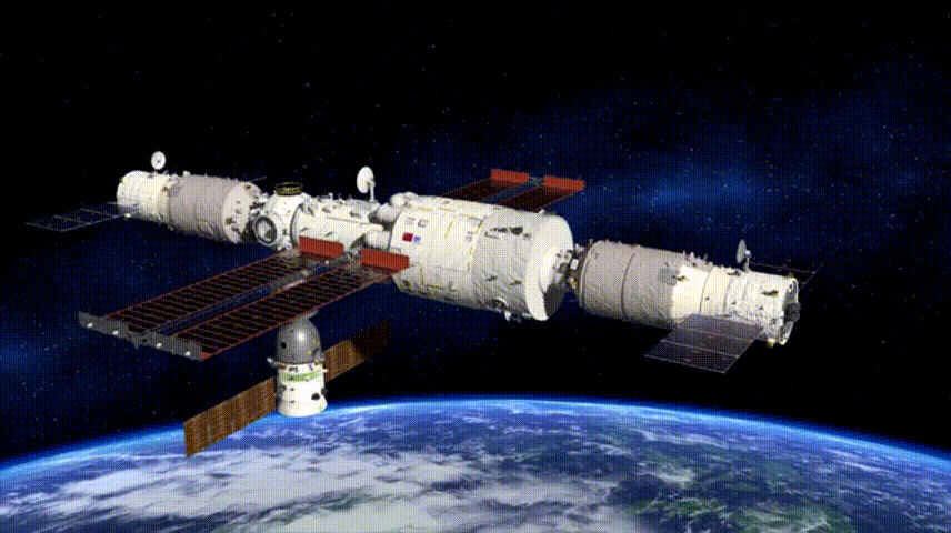 再探苍穹！中国空间站在轨建造进行时 今年将发射2个实验舱