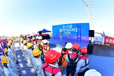 全球最高海上猫道“湖北建”  海内外网友云体验