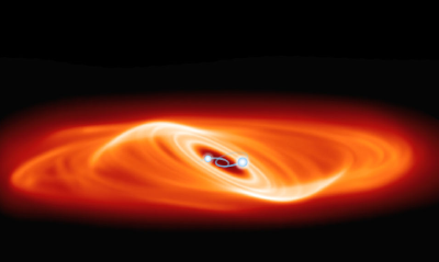 中外科学家发现罕见的“雾绕双星”恒星系统