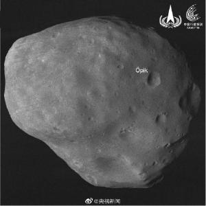 转存！天问一号传回土豆状卫星照片