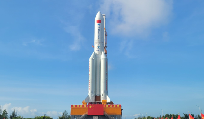问天实验舱与火箭组合体转运至发射区 计划近日择机实施发射