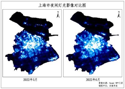 卫星数据显示6月全国夜间灯光指数达今年最高