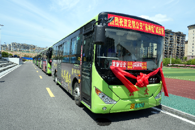 黄冈英山首条旅游定制公交，乐了游客 喜了村民