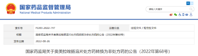 注意！一大品种由处方药转换为非处方药