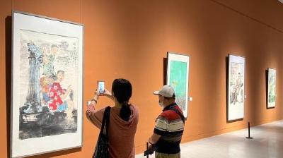 “长江经济带全国中国画作品展”在重庆开展