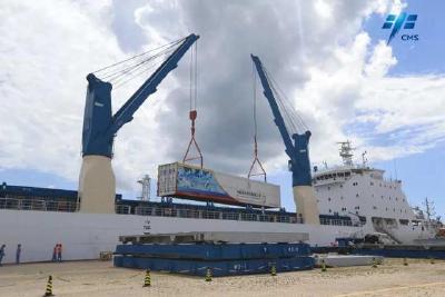 长征五号B遥四运载火箭安全运抵文昌航天发射场