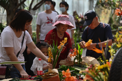 赏花、露营、看剧 武汉植物园里的“微度假”好惬意