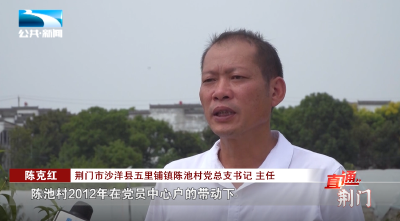 【媒体聚焦】直通荆门 | 沙洋陈池村：“五连共建” 路通产业兴