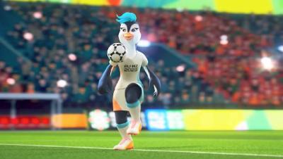 2023年女足世界杯发布小蓝企鹅形象吉祥物