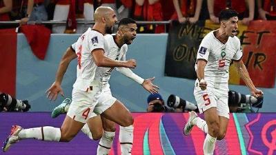 冷门！摩洛哥2：0战胜比利时