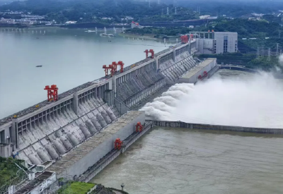 今天，三峡水库再迎一次洪水过程