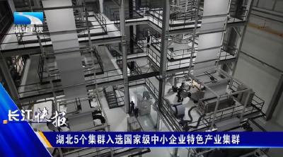 湖北5个集群入选国家级中小企业特色产业集群