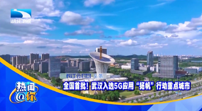 全国首批！武汉入选5G应用“扬帆”行动重点城市