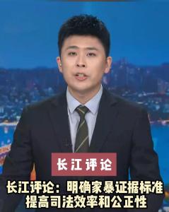 长江评论：明确家暴证据标准 提高司法效率和公正性