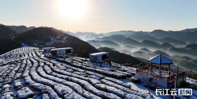 襄阳南漳：初雪如画