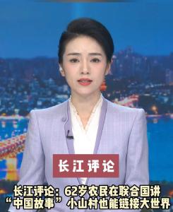 长江评论：62岁农民在联合国讲“中国故事” 小山村也能链接大世界