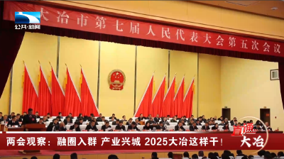 两会观察：融圈入群 产业兴城 2025大冶这样干！