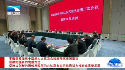 李殿勋参加省十四届人大三次会议襄阳代表团审议 准确把握新的发展方位 坚持以创新的思维用改革的办法靠务实的作风努力推动高质量发展