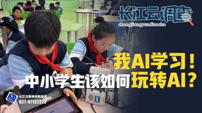 我AI学习！中小学生该如何玩转AI？| 长江云调查