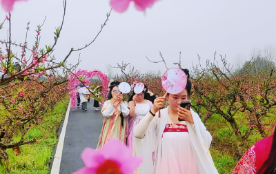 “仙桃市第五届桃花文化旅游消费季”在剅河开幕