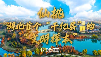 图“说”文明丨仙桃：湖北首个“千亿县”的“文明样本”