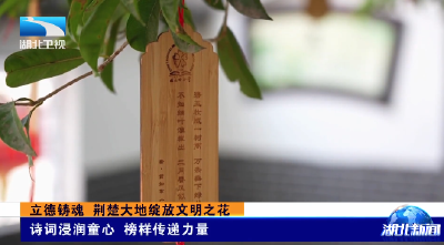 立德铸魂 荆楚大地绽放文明之花