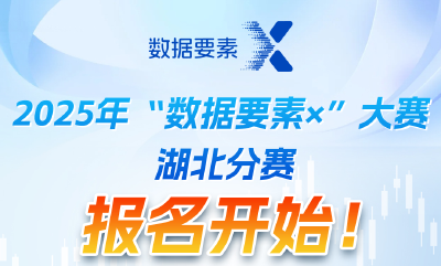 2025年“数据要素×”大赛湖北分赛报名开始！