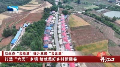 十堰丹江口：打造“六无”乡镇 绘就美好乡村新画卷