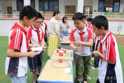 咸宁：夏花绚烂 心向阳光 ——通羊五小举办师生心理游园会 