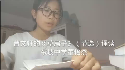新店镇东坡中学-《草房子》-董怡杰