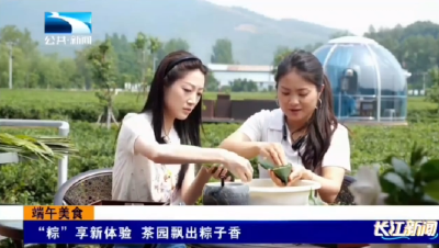 襄阳南漳：“粽”享新体验 茶园飘出粽子香
