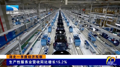湖北一季度经济观察 | 生产性服务业营收同比增长15.2%