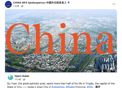 荆州法兰克福龙舟赛双城同框，外交部海外账号推介！ 